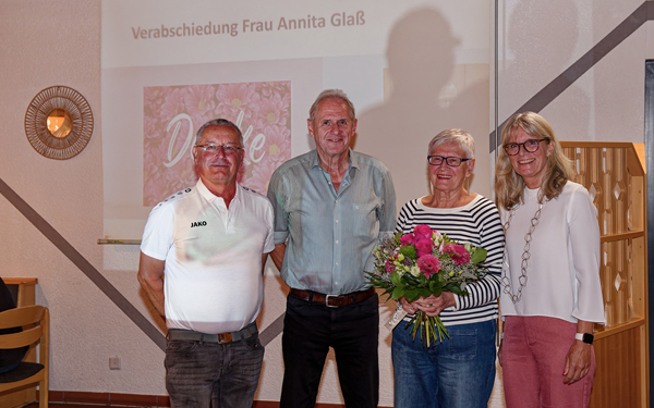 Verabschiedung von Annita Glaß